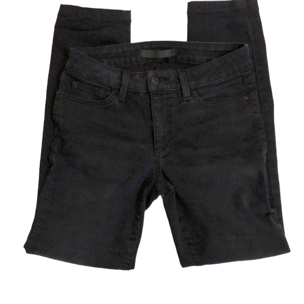 Joe’s Jeans Women’s Ava Curvy Skinny Dark Blue Black Denim Ankle Size 26